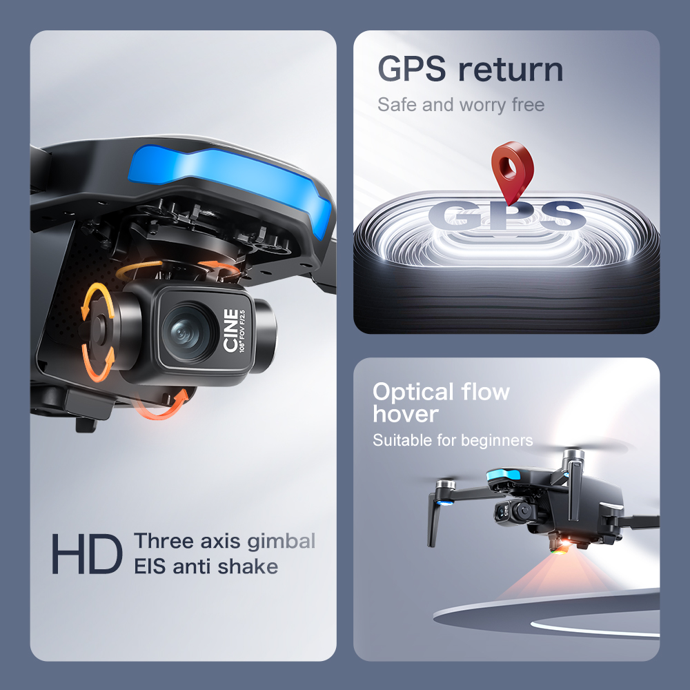 Original S-X1 GPS Drone 8KHD p - đánh giá và giá Jjrc Drone X12