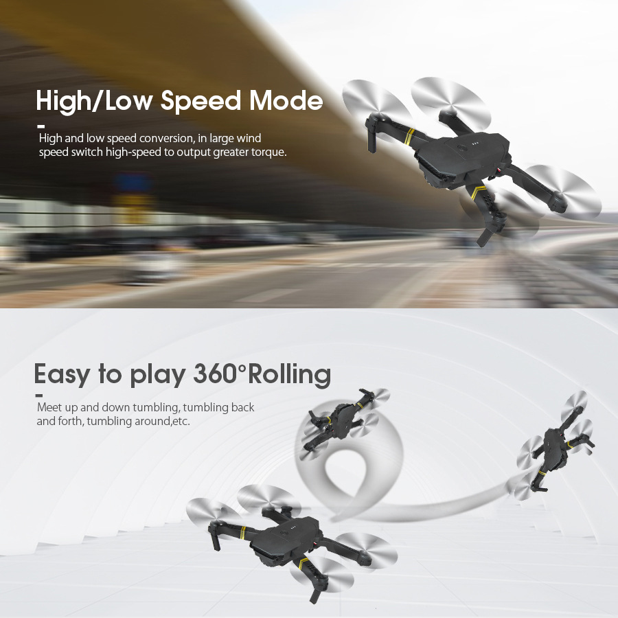 New E88/E58 Professional Aeria - đánh giá và giá Eachine Drone E58