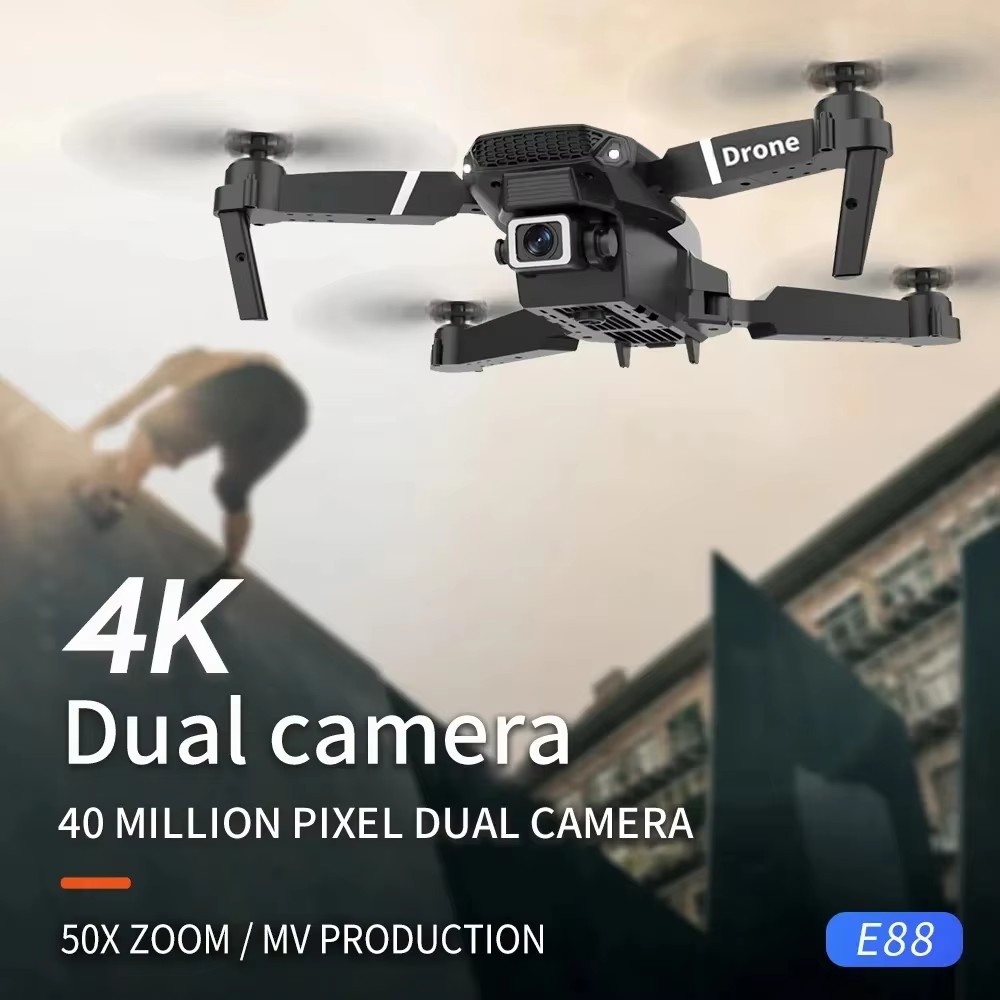 E88 Pro New Upgraded Drone 4K  - đánh giá và giá Eachine Drone E58